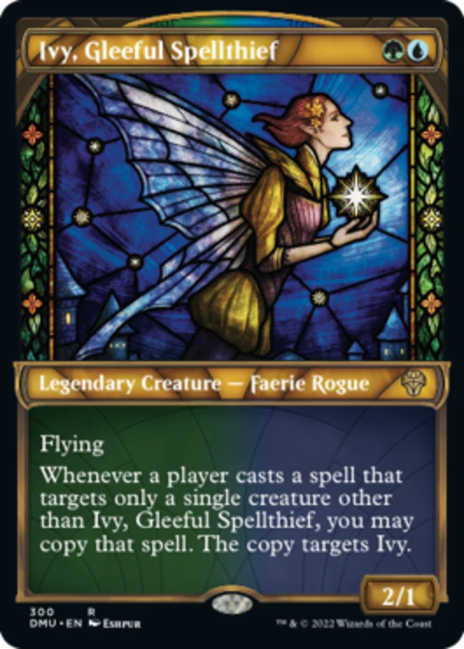 x1 Ivy, Gleeful Spellthief - Foil - Showcase R MTG Dominaria United M/NM, Englis - Image 1 of 1