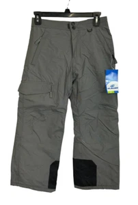 Slalom Youth Cargo Snow Pants, Smoked Pearl, Medium 8 - Picture 1 of 7