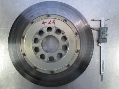 Rear Left Disc Brake Rotor & Hat 328x28 182949 183251 OEM Ferrari 360 Challenge - Imagen 1 de 4