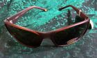 Authentic Fossil FM37 Men's Sport Wrap Sunglasses Brown Frame Solid Brown Lens