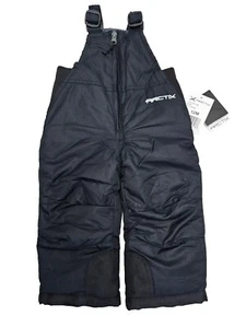 Arctix 12 Months Infant Toddler Winter Snow Ski Bib Overalls Black - Picture 1 of 9
