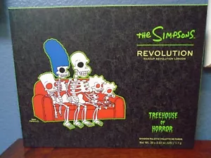 THE SIMPSONS x REVOLUTION Spooktacular Treehouse Of Horror Shadow Palette NIB - Picture 1 of 5