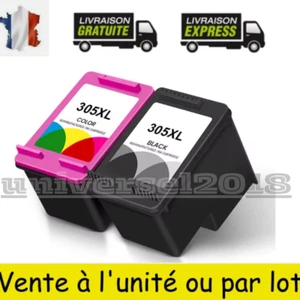 Cartouches remanufacturées HP 305XL Noir + Couleur – Encre Haute Capacité 1150 p - Photo 1/8