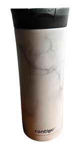 Contigo Couture SnapSeal Insulated Stainless Steel Travel Mug, 16oz White Marble - Picture 1 of 10