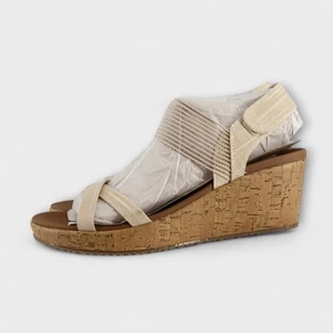 Skechers Women's Beverlee-High Tea Open Toe Sandals Size 9.5 - Picture 1 of 8