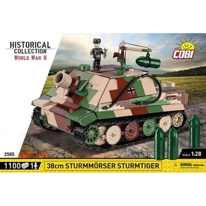 Cobi 2585 1:28 WWII 38cm Sturmmorser Sturmtiger Construction Kit 1100 Pieces - Picture 1 of 4