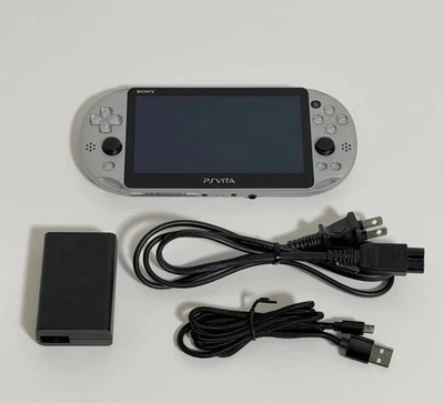 SONY PlayStation PS Vita Wi-Fi PCH-2000ZA25 Silver Console Excellent Condition - Image 1 of 4