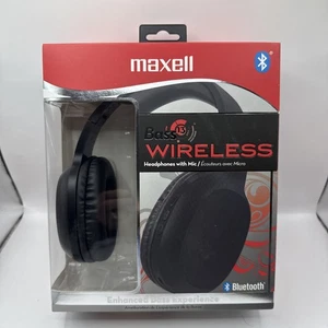 Maxell 199793 Bass 13 On-Ear Headphones w/ Microphone - Bluetooth, Black - Picture 1 of 3