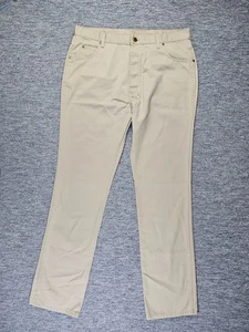 Wrangler Evolution Jeans Uomo 38x36 Beige Gamba Dritta Bottone Fly Misto Cotone - Foto 1 di 13