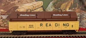 LIONEL O READING GONDOLA WITH COIL COVERS 17405 - Picture 1 of 4