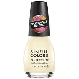 Sinful Colors Sporty Brights Nail Polish, Rubber Top Coat - Picture 1 of 1