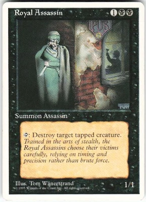Royal Assassin R MTG Fourth Edition LP - Image 1 of 2