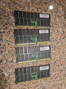 4X Netlist NL9127RD64042-D21JMC PC2100-200411 1GB DDR Server Memory RAM - Picture 1 of 3
