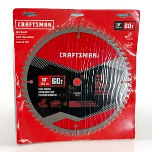 Saw Blade 10” 60T 5/8” Arbor, Craftsman CMAS21060 New 254 MM Fine Finish Carbide - Picture 1 of 4