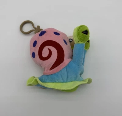 Zuru Fuggler x Spongebob Squarepants Keychain Plush Ring GARY THE PET SNAIL 5 in - Image 1 of 2