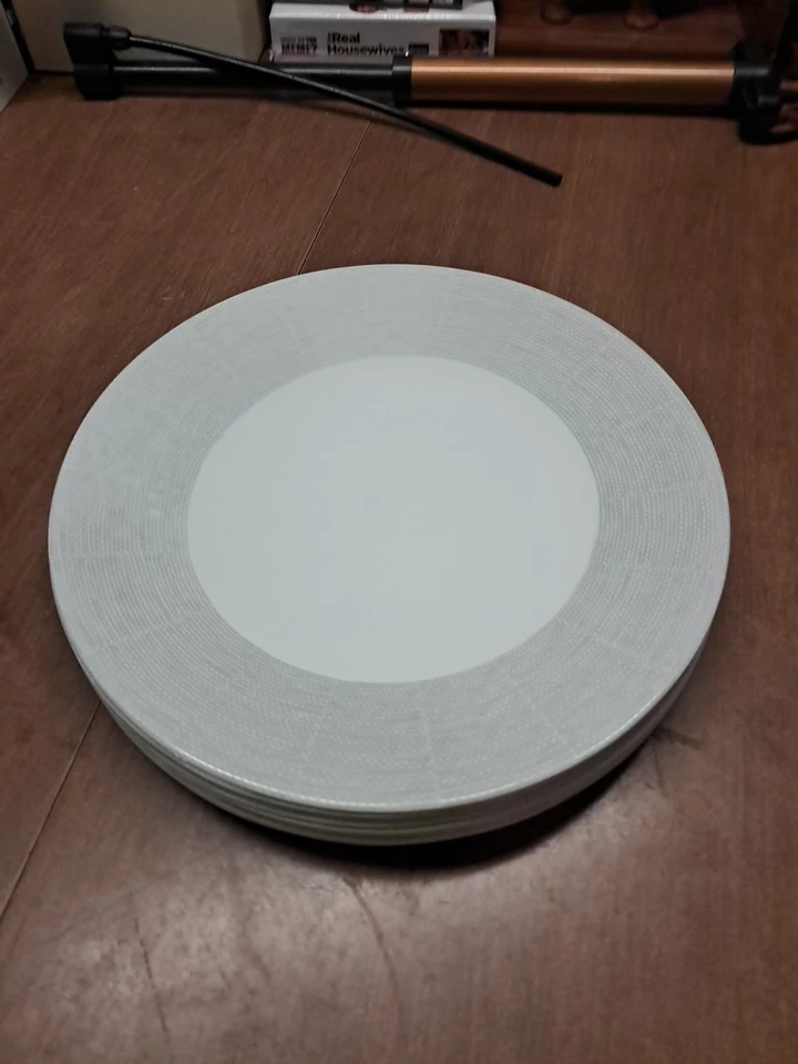 8 Corelle ТКАНЫЕ ЛИНИИ 11 «ОБЕДЕННЫЕ ТАРЕЛКИ редкая (5 новый, 3 Euc +) бункер 202 - Изображение 1 из 4