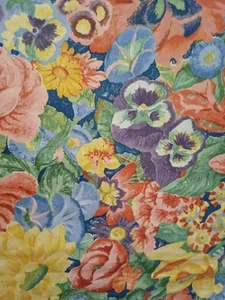 Designers Guild Kaffe Fasset Wandteppich 80er Jahre Stoffrest 1,28m lang - Bild 1 von 6