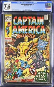 Capitán América #133 CGC 7.5, M.O.D.O.K. origen, inicio de la asociación Falcon/Cap - Imagen 1 de 2
