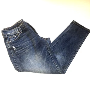 Old Navy Lightly Distressed Cropped Tapered Jeans Größe 8 - Bild 1 von 8