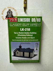 Peco LK-218 Laser Cut Kit - Tan-Y-Bwlch Wooden Station Building - OO/HO Scale - Picture 1 of 1