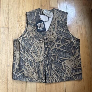 Filson Mossy Oak Rugged Twill Cruiser Shadow Grass Camo Field Vest XL NEW Jacket - Picture 1 of 5