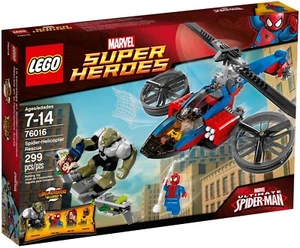 LEGO Marvel Super Heroes SPIDER-HELICOPTER RESCUE 76016 SEALED NEW Retired - Picture 1 of 5