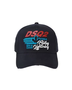 Dsquared2 - Mens Logo Baseball Cap Hat Navy Blue - BCM0316 - Picture 1 of 3