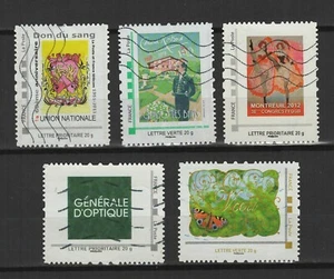 France collection Montimbreamoi un lot de 5 timbres oblitérés /TR9483 - Imagen 1 de 1