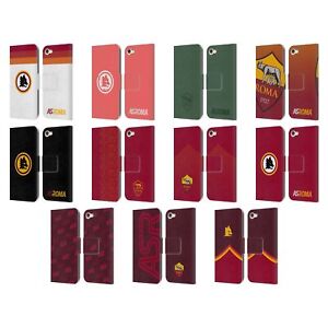 OFFICIAL AS ROMA CREST GRAPHICS LEATHER BOOK CASE FOR APPLE iPOD TOUCH MP3