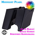 2in1 Midnight Pearl Stretched Saddlebags Bottoms for Harley Street Road 93-13