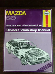 BOOK HAYNES 1983 - 1985 MAZDA 626 FWD REPAIR MANUAL VERY GOOD CONDITION - Picture 1 of 1