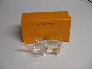 Simon Design Clear Crystal ELEPHANT Paperweight SD3941 New in Box - Picture 1 of 5