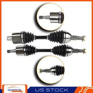 Pair Front for Chevy Impala Buick Lacrosse Pontiac Grand Prix CV Axle Shafts - Picture 1 of 16