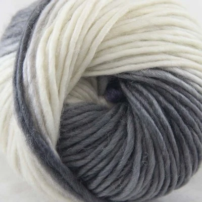 SALE 1ballx50g NEW Chunky Colorful Hand Knitting Wool Yarn Light Grey White Blue - Image 1 of 4