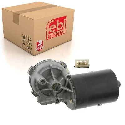 Front Wiper Motor Fits Volkswagen Derby Golf Jetta LHD Only Febi 17086 - Image 1 of 3
