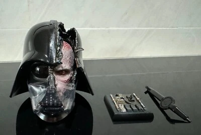 1/6 Figure's Head Sculpt Accessories Hot Toys HT DX28 Darth Vader Obi-Wan Kenobi - Image 1 of 4