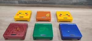 Nintendo Gameboy Advance SP Groudon Pokémon Reshell *Glasscheibe & neue Batterie* - Bild 1 von 7