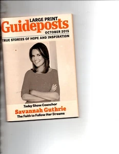Guideposts Oct 2015 Savannah Guthrie Hope and Inspiration - Picture 1 of 2
