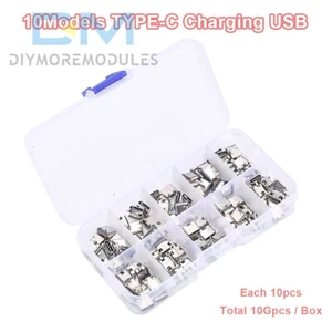 100 Stück Typ-C Buchse Gerade SMD Buchse Buchse USB-3.1 6P 16P 4-polig - Bild 1 von 12