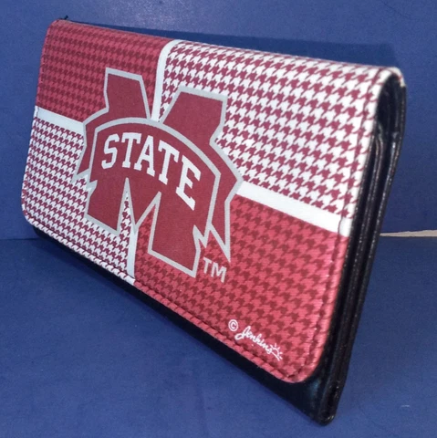 Mississippi State University Bulldogs College Clutch Purse Wallet Game Day Outfi Cover