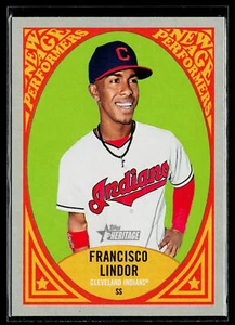 2019 Topps Heritage #NAP-7 Francisco Lindor New Age Performers Cleveland Indians - Picture 1 of 2