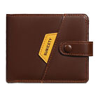 Men Wallet Multi-Slots Coins Pocket Casual Minimalist Men Wallet Faux Leather