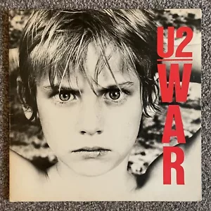 U2 War Vinyl LP Early UK Press A-1U/B-1U Textured Sleeve Play Tested - Imagen 1 de 7