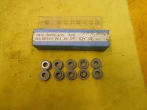 10 INSERTOS DE CARBURO INDEXABLES HERTEL EE. UU. RNMG 43 C torno molino fresado herramientas brocas - Imagen 1 de 1