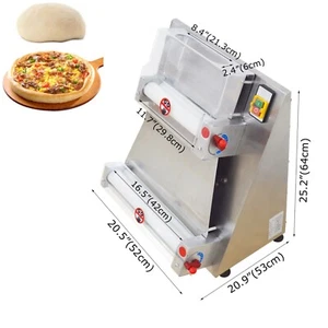 Máquina eléctrica para hacer prensa de pastelería con rodillo de masa moldeadora de pizza 110 V - Imagen 1 de 13