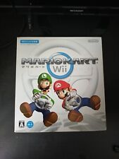 Mario Kart Wii with Wii Wheel -2008- Nintendo Wii - [Japanese Wii Only]