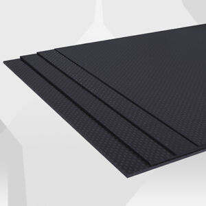 3K Full Carbon Fiber Sheet Plate 50X50 100x100 100x200 200x200 200X300X0.2-5MM