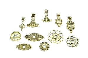 Drop Pulls Pendant Pulls Early American Drop Pulls Antique Drop Pulls 5 Styles - Picture 1 of 13