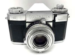 Zeiss Ikon Contaflex 35mm SLR Analogique Avec Tessar 2.8/50 Synchronique Compur - Bild 1 von 4