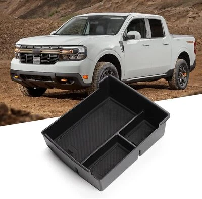 Organizador de caja de almacenamiento reposabrazos consola central cabina Ford Maverick 2022-2024 Foto 1 de 4